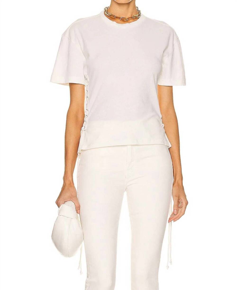NEW NOAM orianne short sleeve tee in alpaca